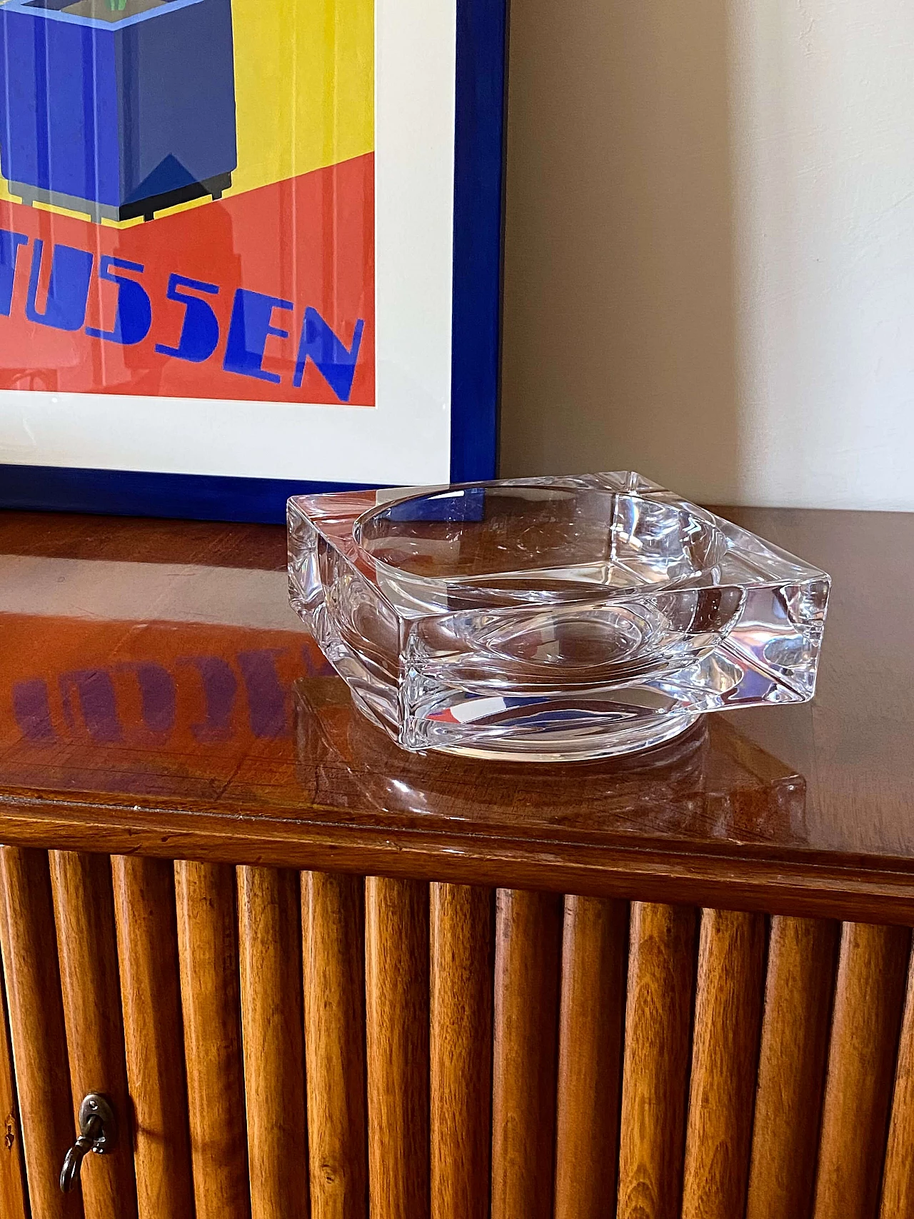 Sevres crystal ashtray, 1970s 3