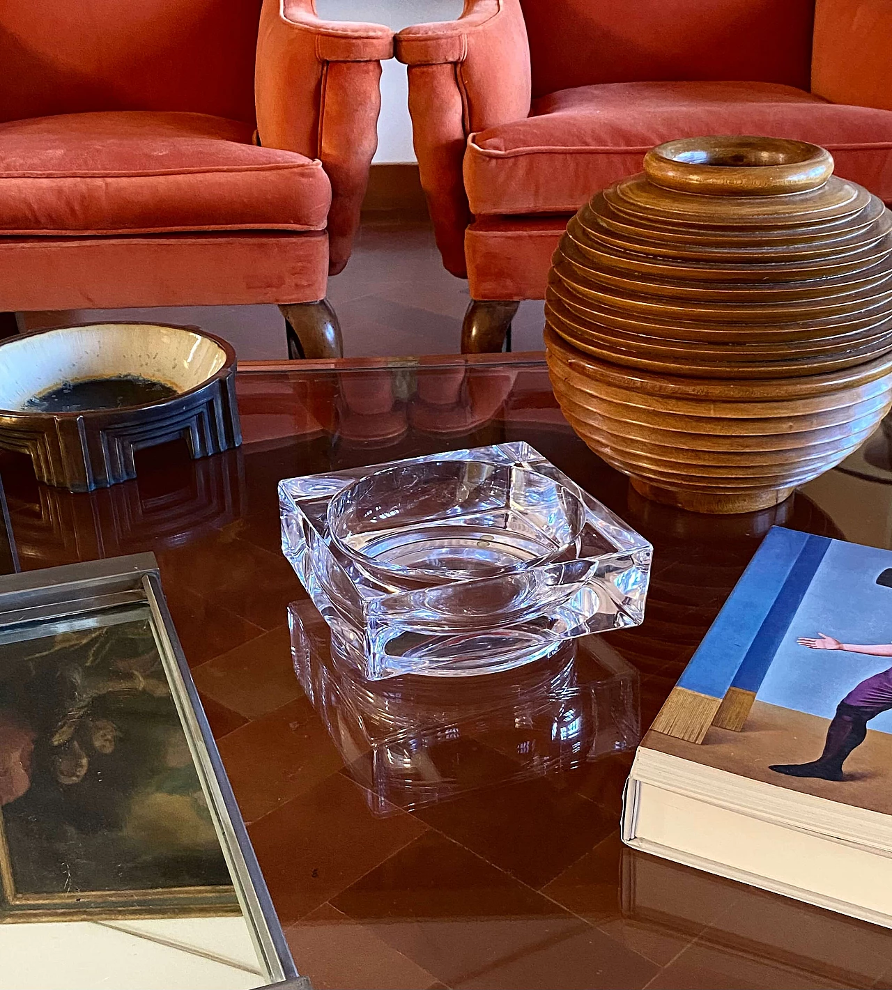 Sevres crystal ashtray, 1970s 4