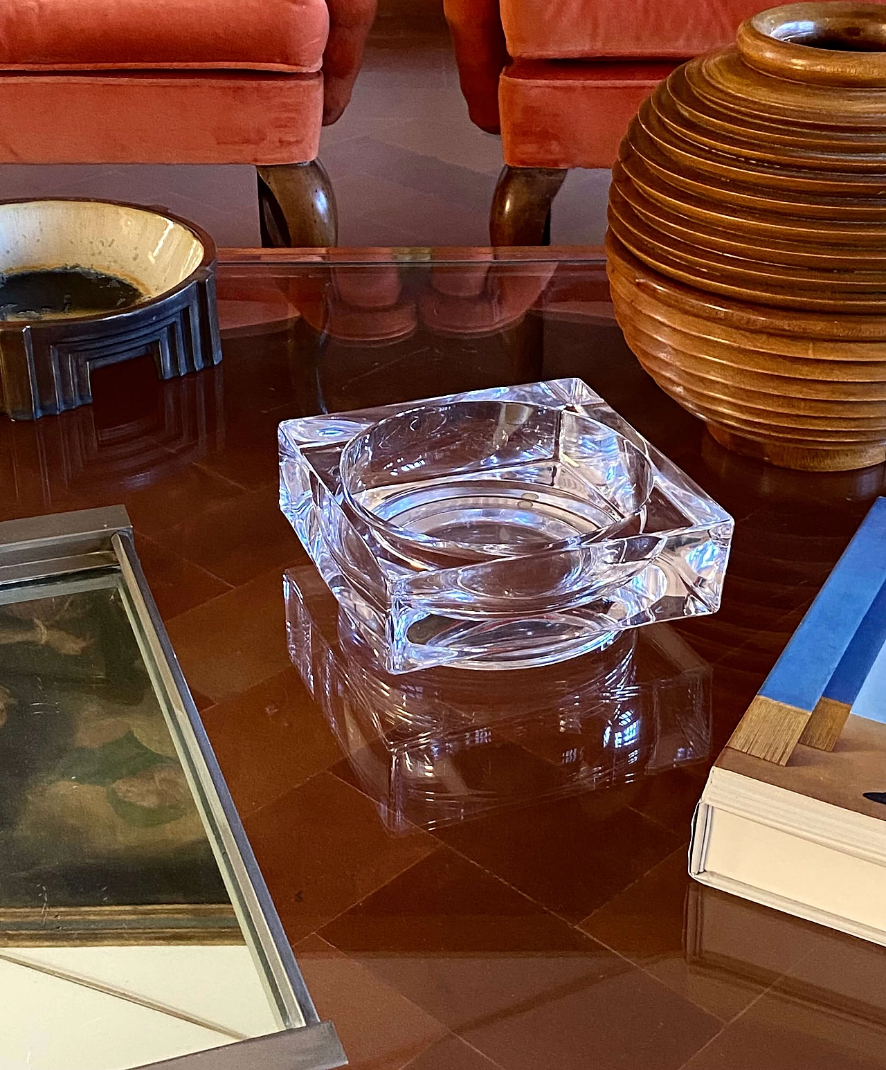 Sevres crystal ashtray, 1970s 7