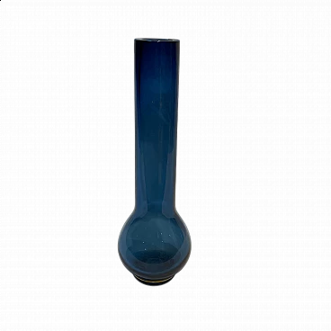 Blue Murano glass ampoule vase by Laura de Santillana, 1980s