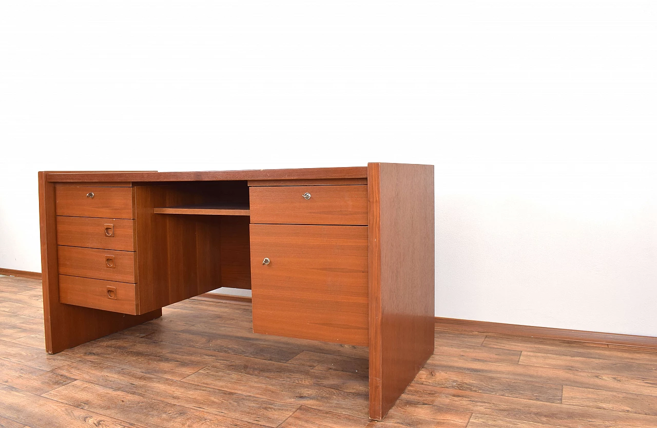 Danish teak desk, 1980s 3