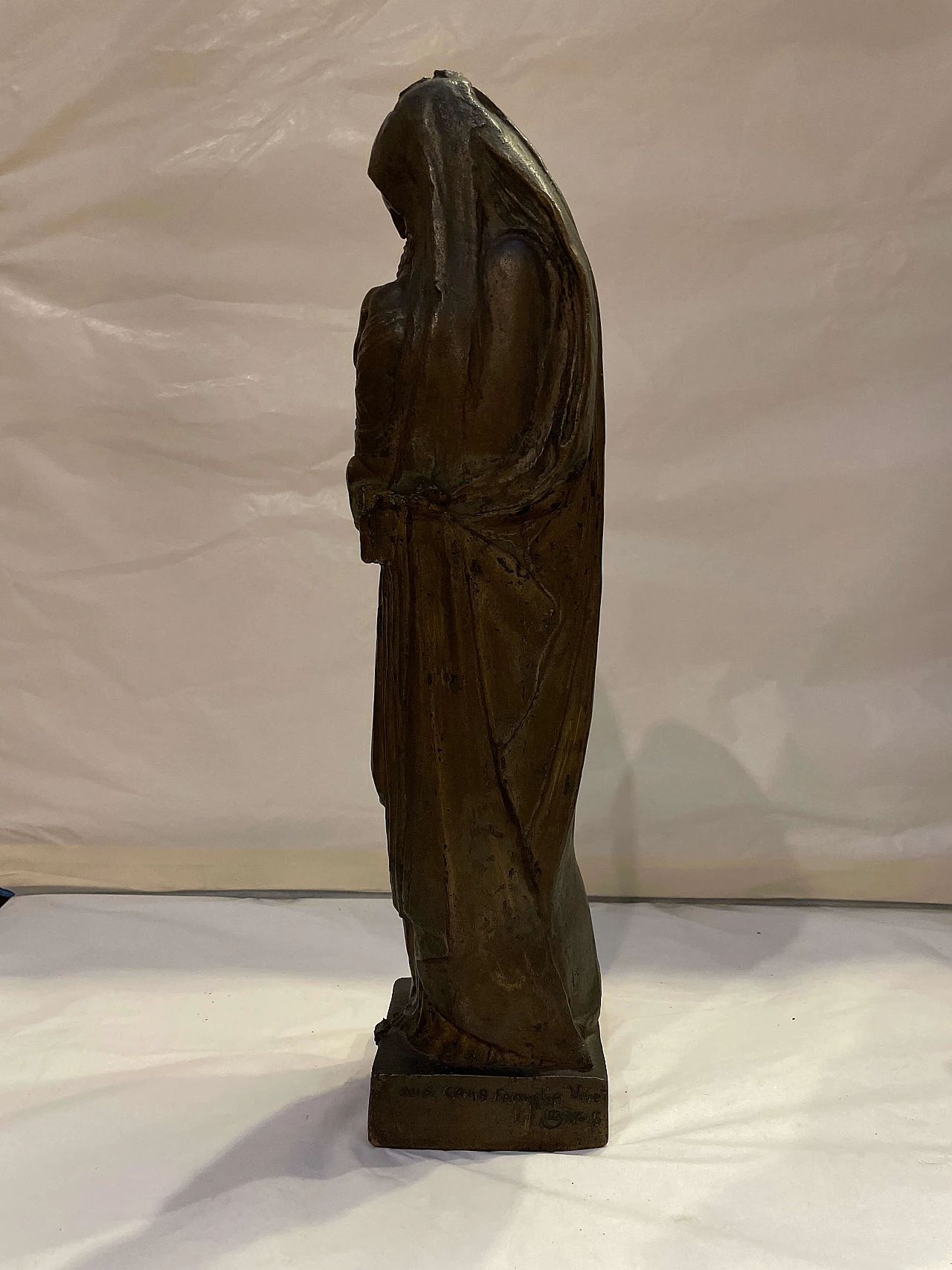 Leonardo Bistolfi, Madonna della Loggia, scultura in bronzo, inizio '900 4