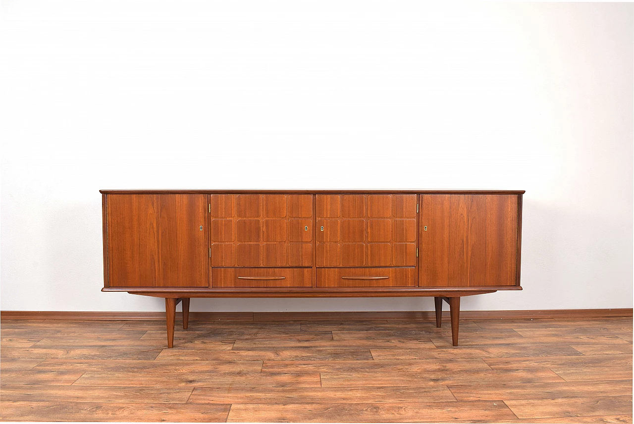 Norwegian teak sideboard in the style of Gustav Bahus, 1960s 1