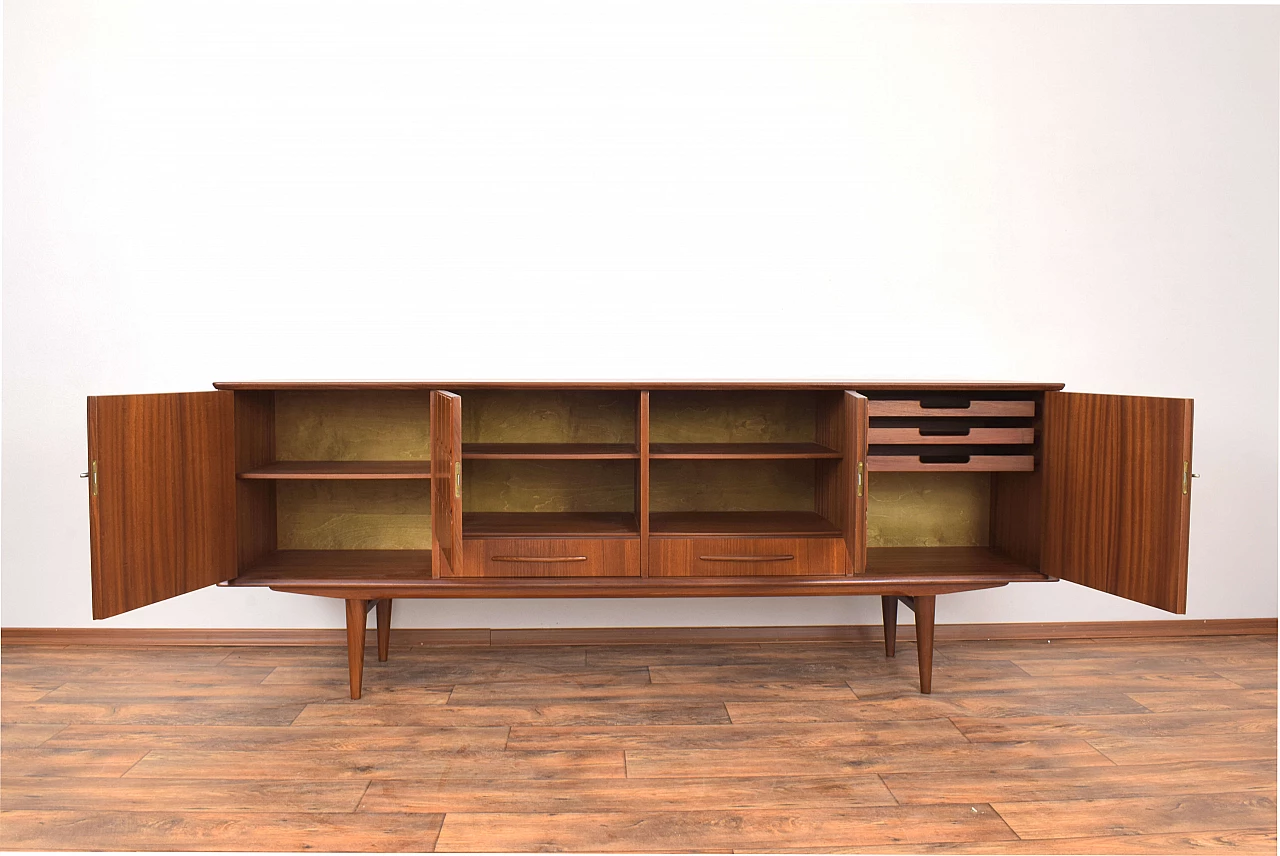 Norwegian teak sideboard in the style of Gustav Bahus, 1960s 2