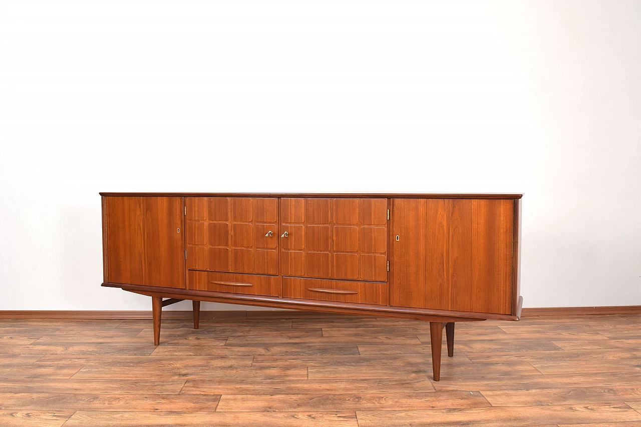 Norwegian teak sideboard in the style of Gustav Bahus, 1960s 4