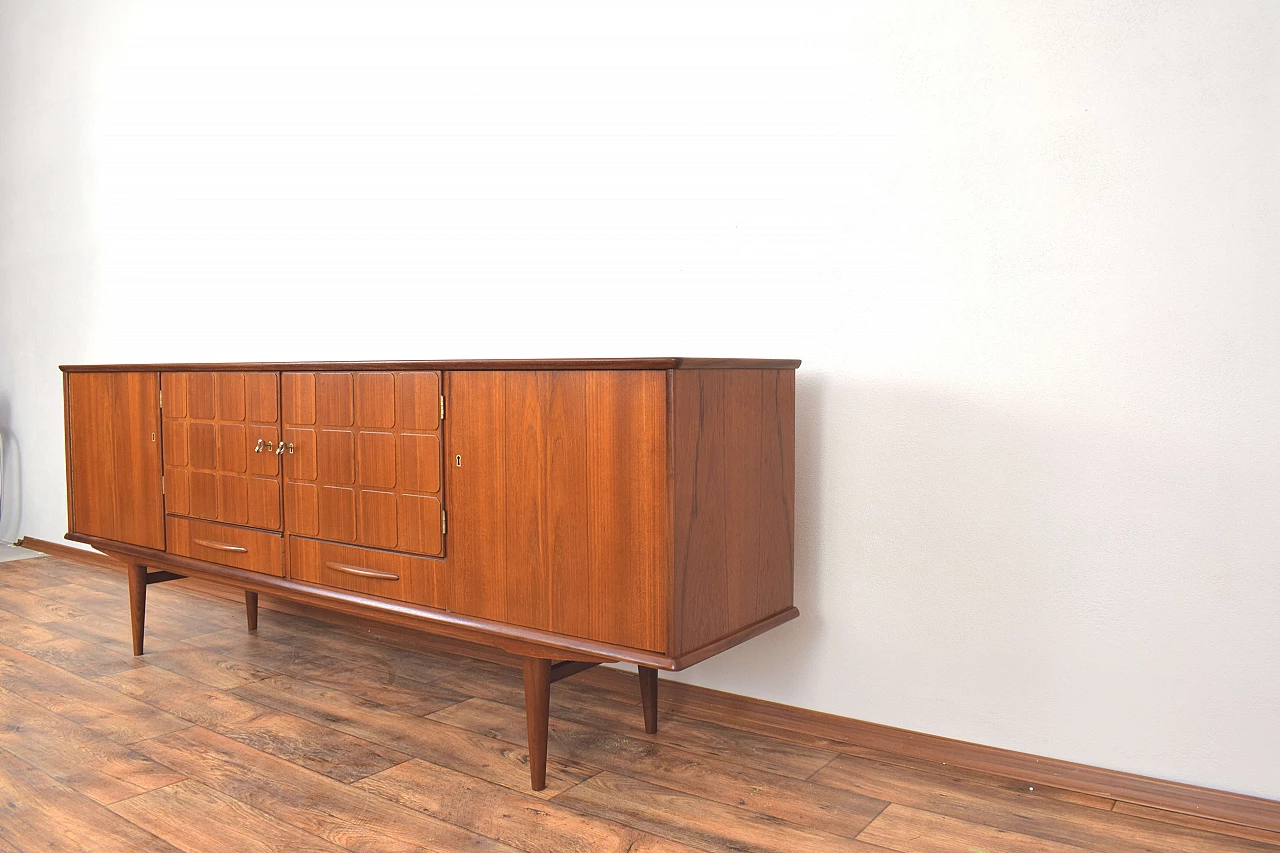 Norwegian teak sideboard in the style of Gustav Bahus, 1960s 9