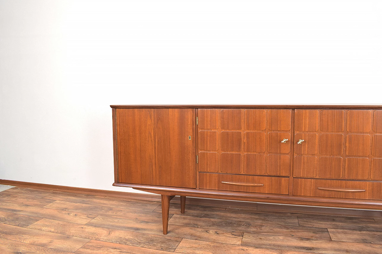 Norwegian teak sideboard in the style of Gustav Bahus, 1960s 10