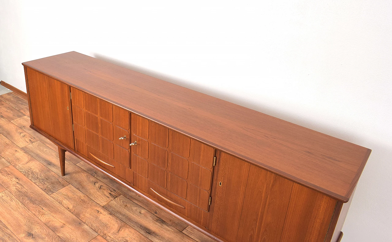 Norwegian teak sideboard in the style of Gustav Bahus, 1960s 15