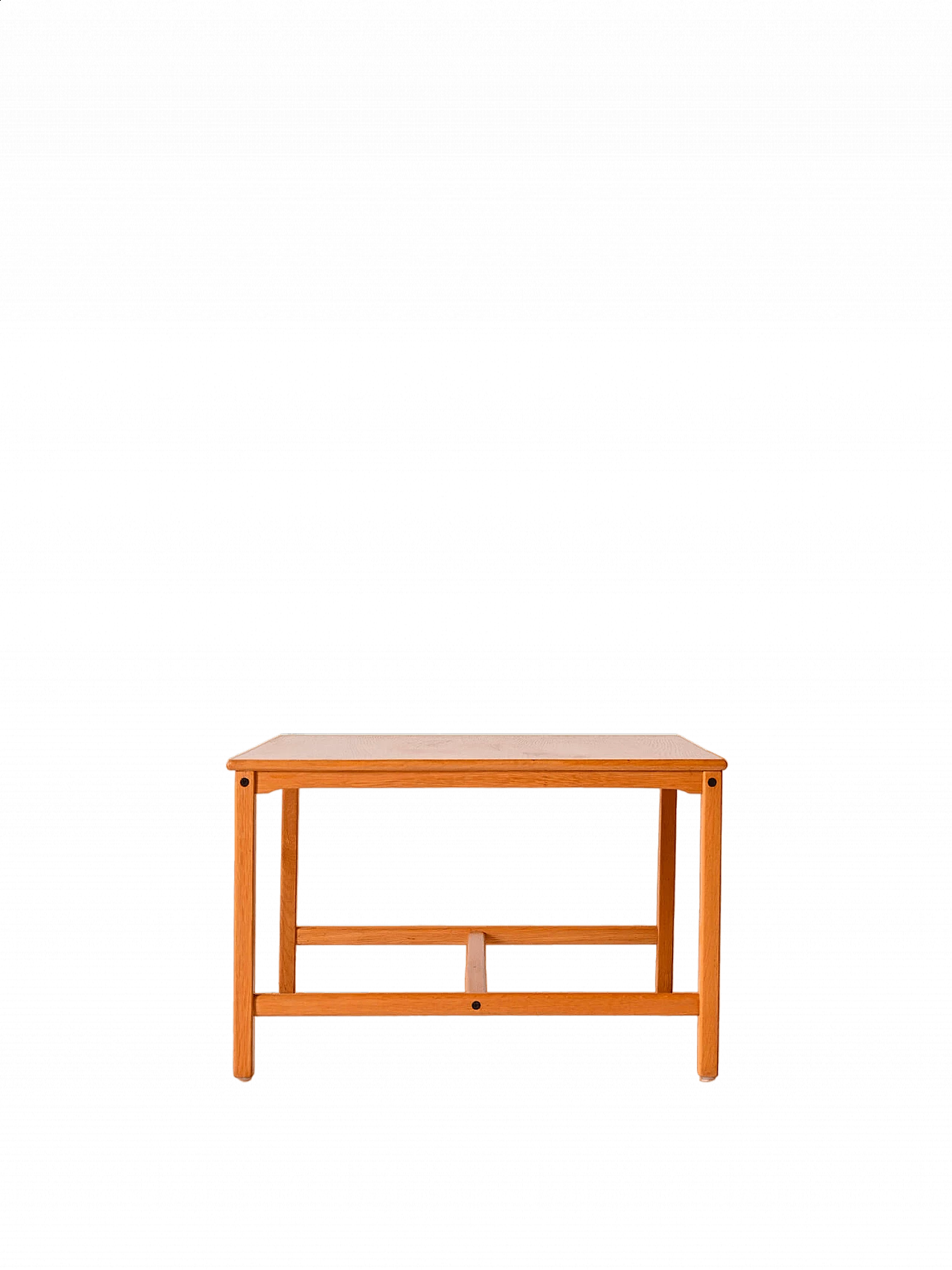 Tavolino in legno di rovere, anni '60 8