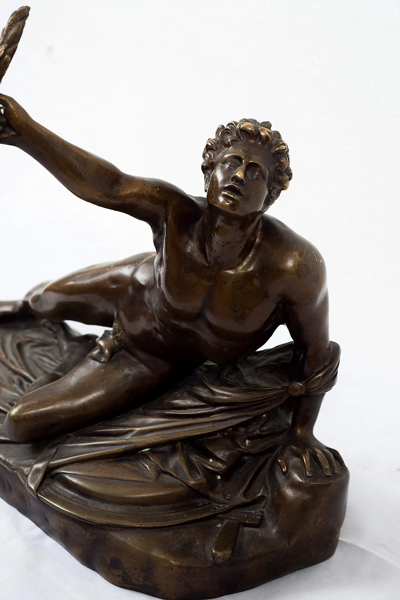 Moureau, Filippide, scultura in bronzo, '800 2