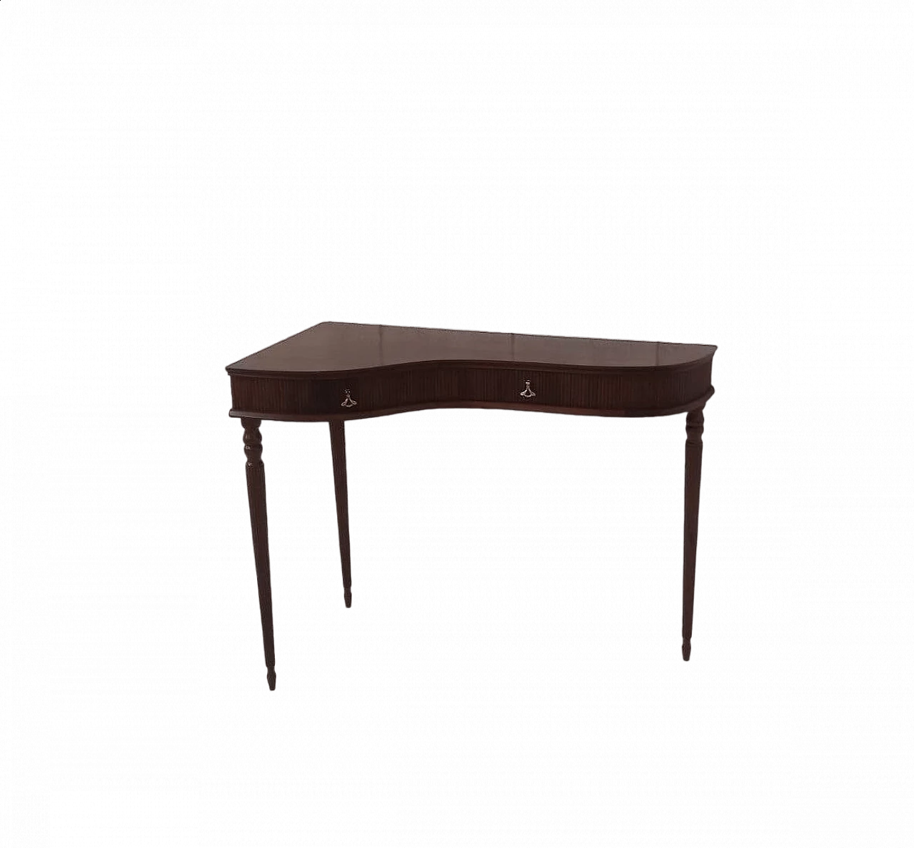 Mahogany corner console, 1950s 6