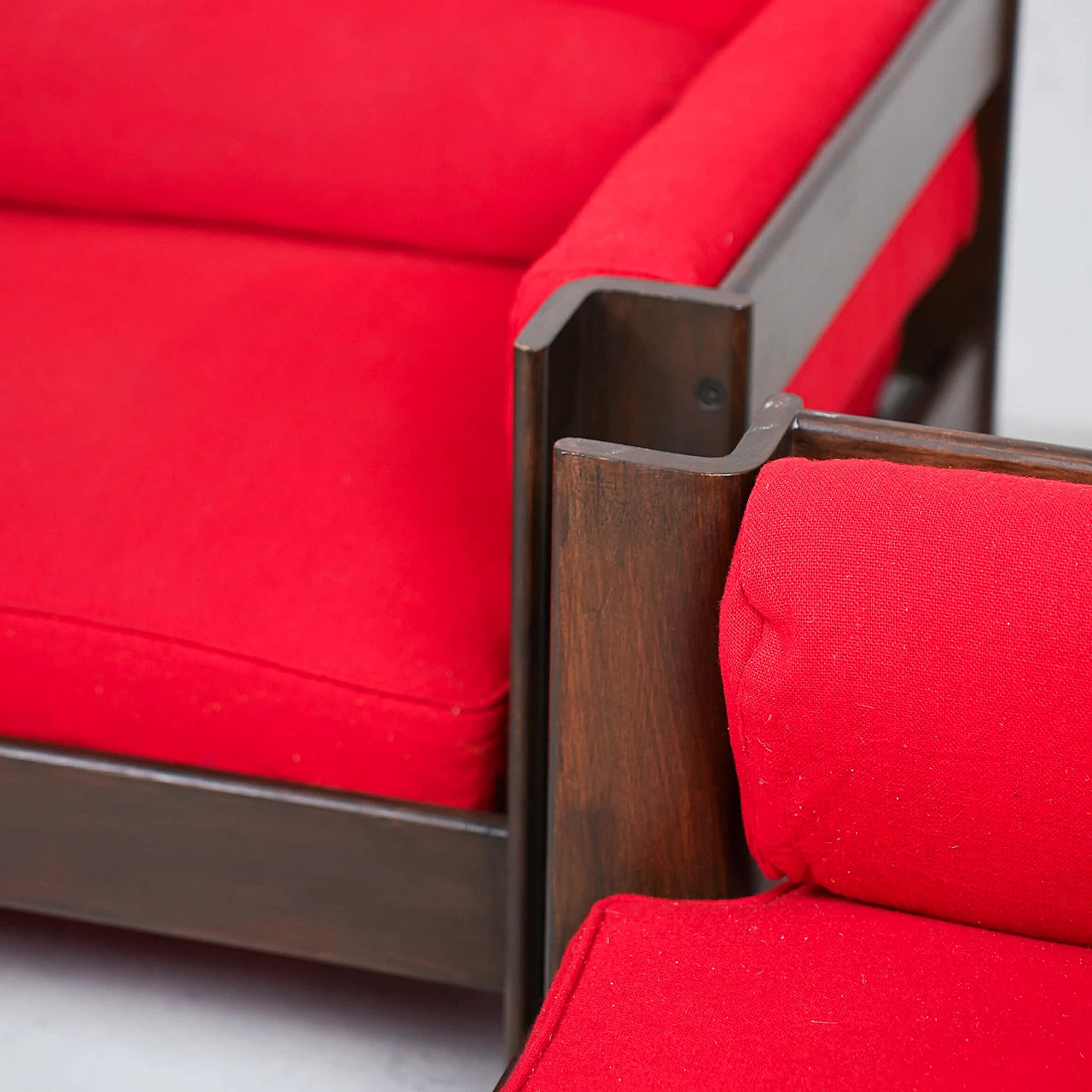 Zelda sofa and pair of armchairs by Sergio Asti for Poltronova, 1970s 4