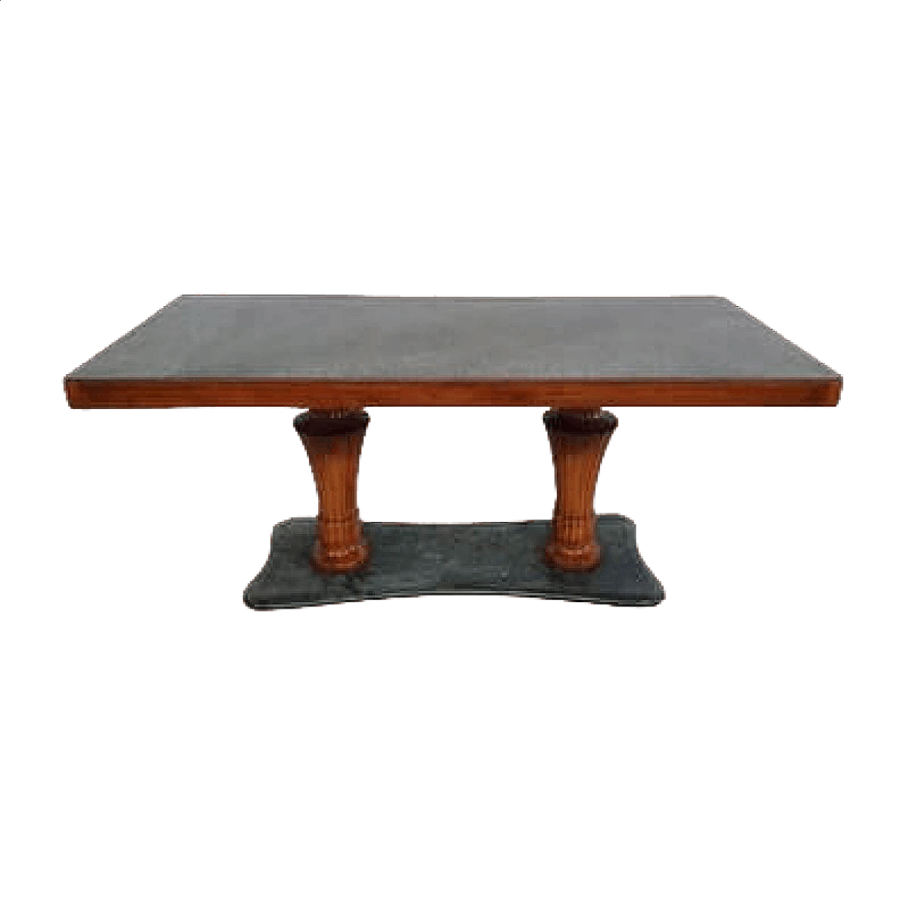 Dining Table in green alps marble by Vittorio Dassi, '50 10