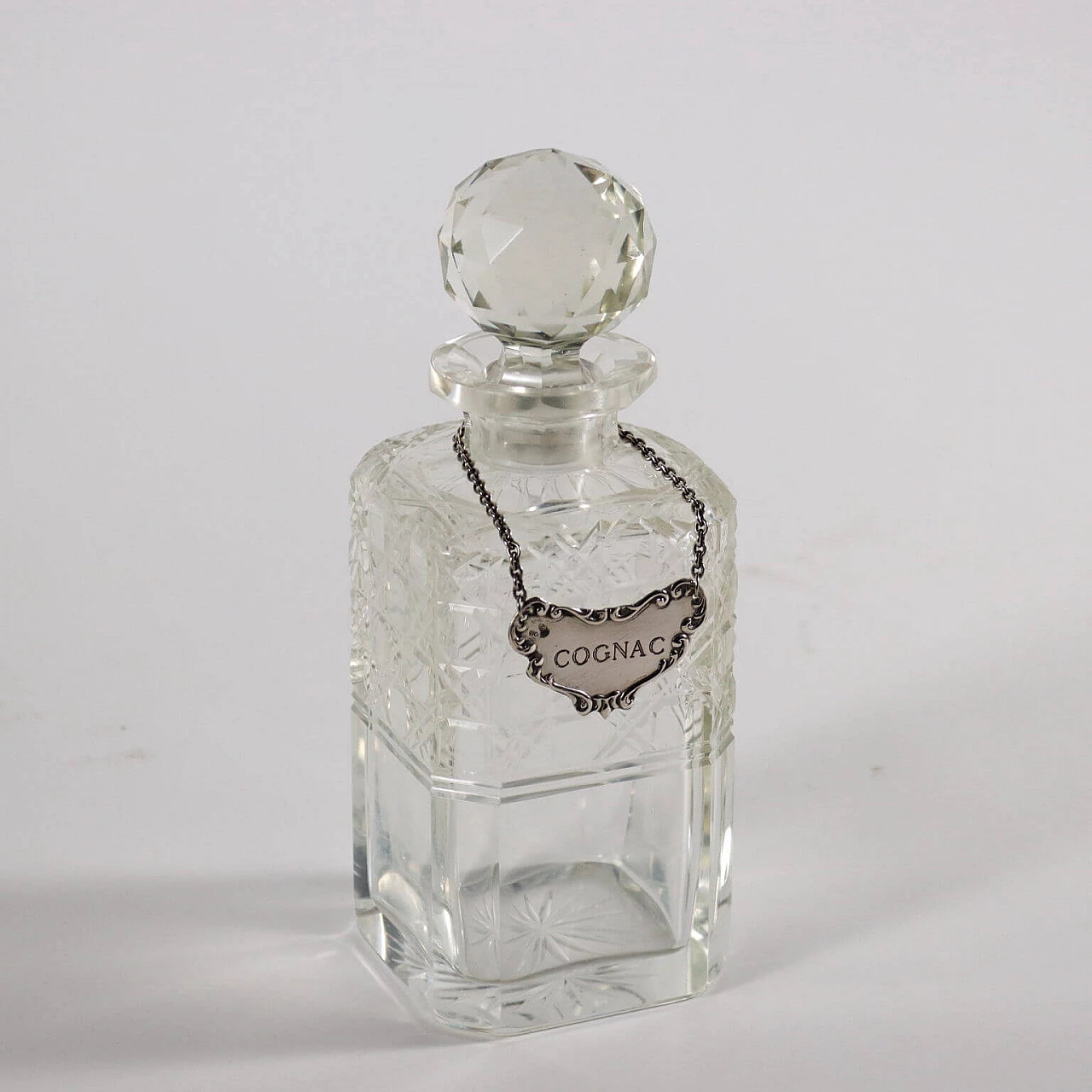 Scatola porta liquori con bicchieri e bottiglie in cristallo 5