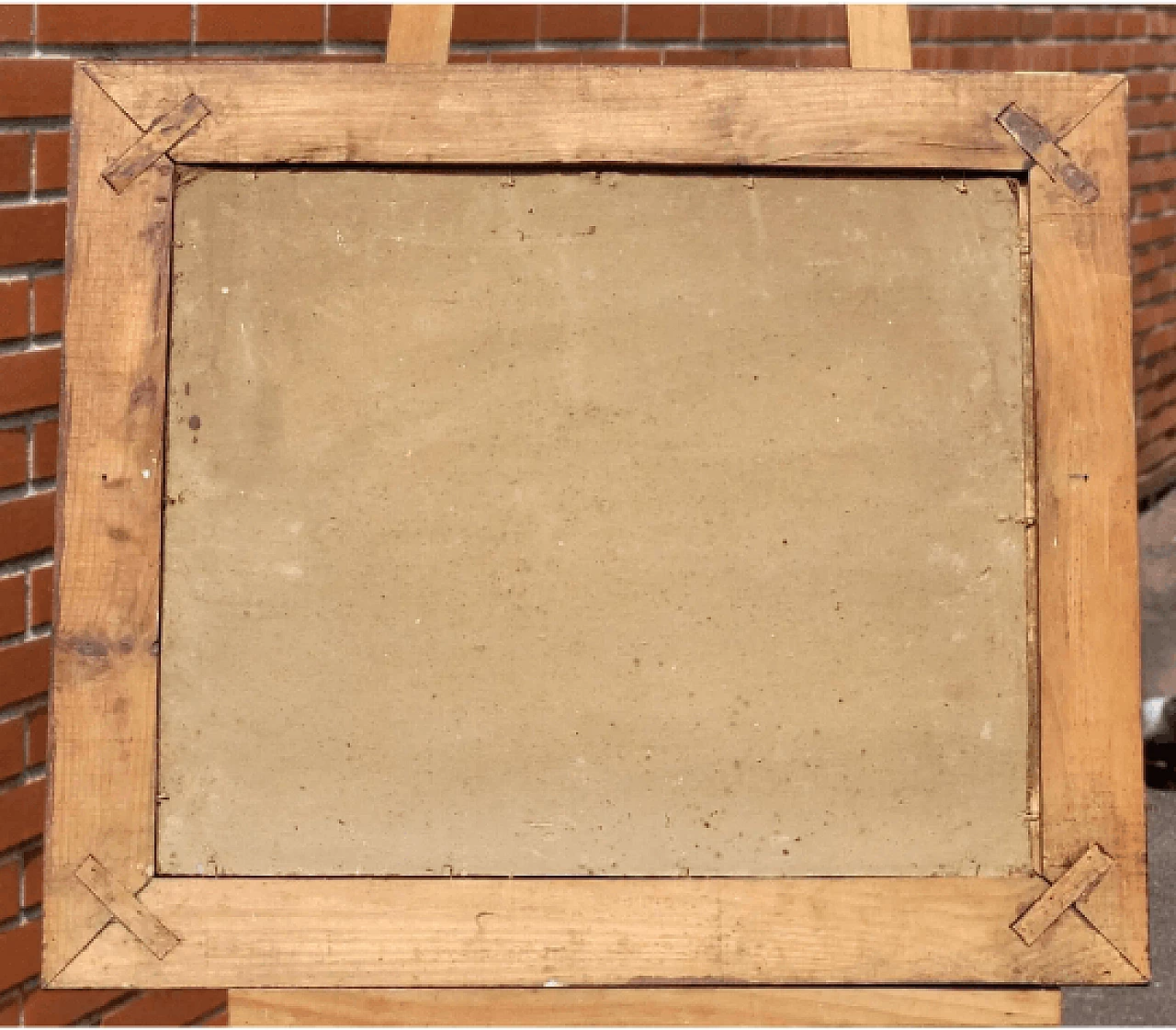 Painting of trees, green landscape, mid-20th century 6