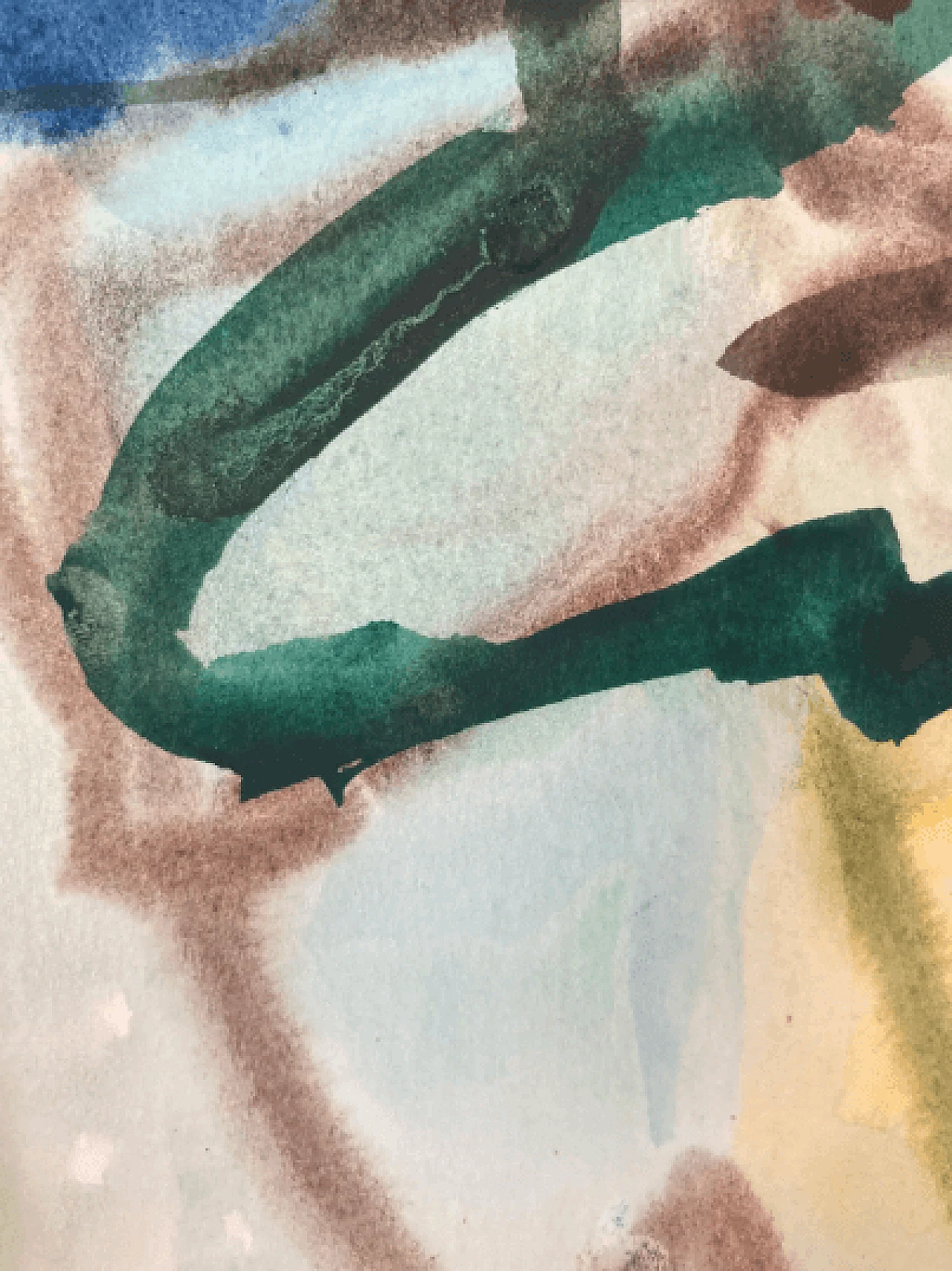 Abstract painting, oil on canvas, late 20th century 4