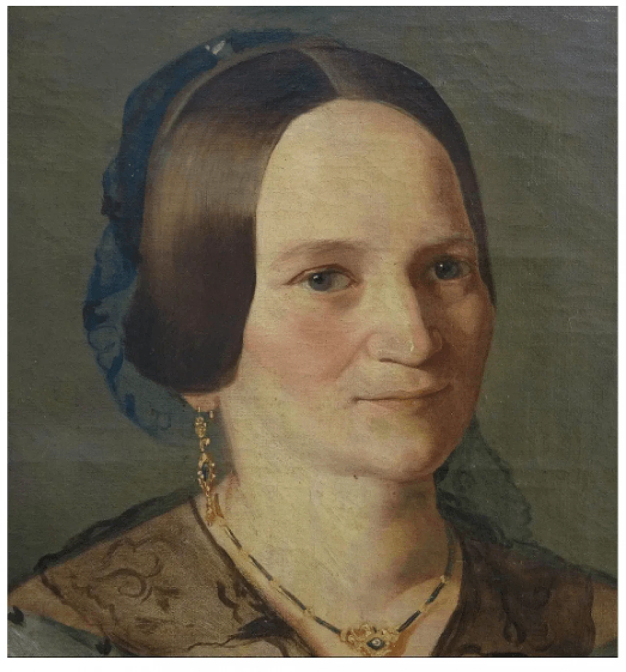Antique portrait of a woman, 19th century 7