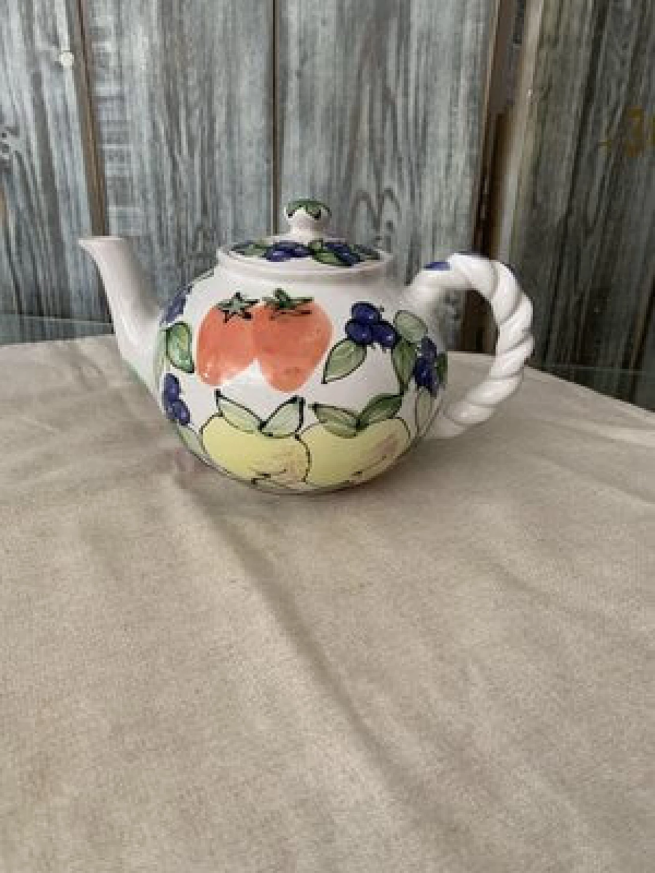 Hungarian coloured ceramic pitcher, 2000s 1