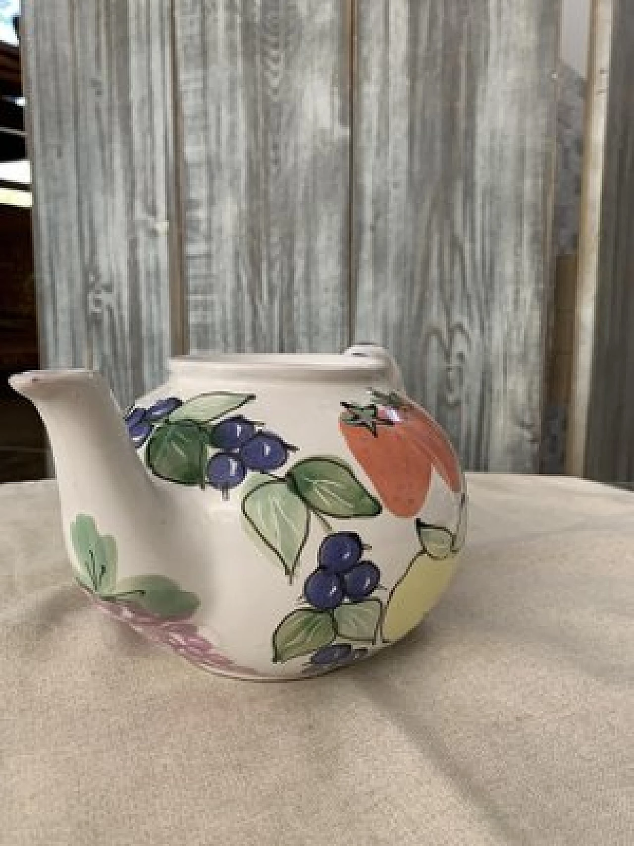 Hungarian coloured ceramic pitcher, 2000s 2