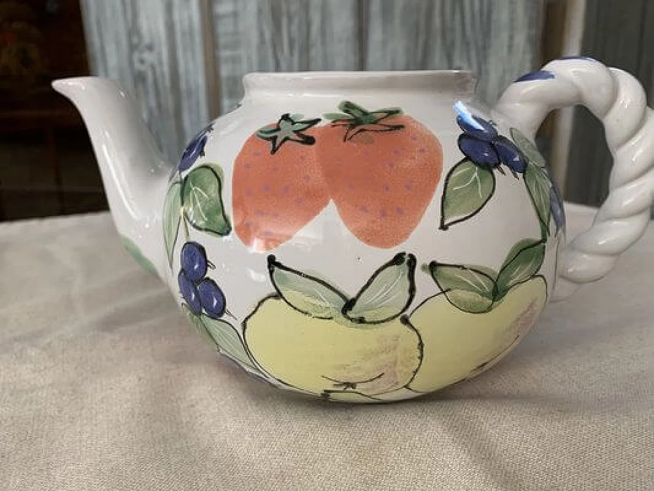 Hungarian coloured ceramic pitcher, 2000s 4