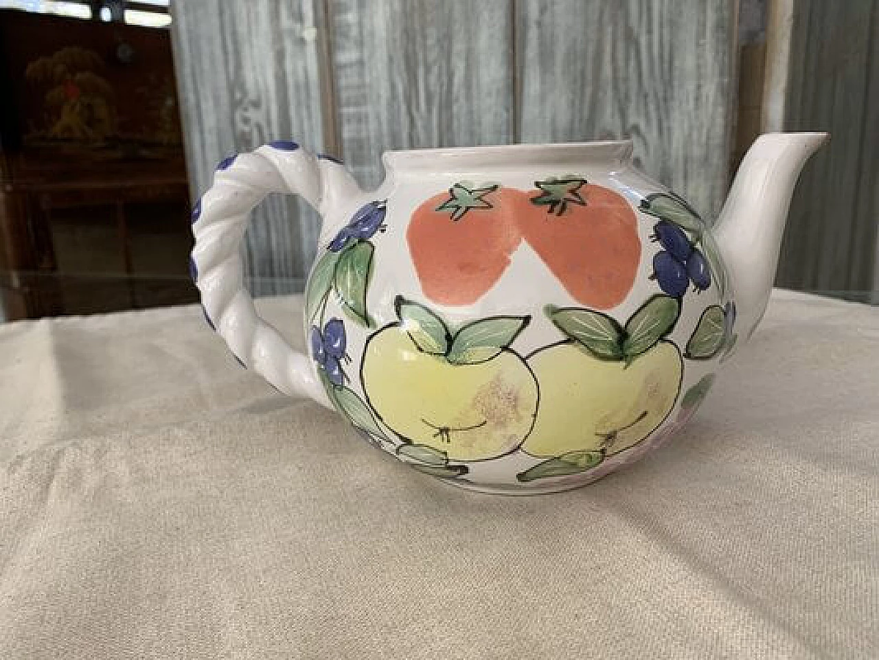 Hungarian coloured ceramic pitcher, 2000s 5