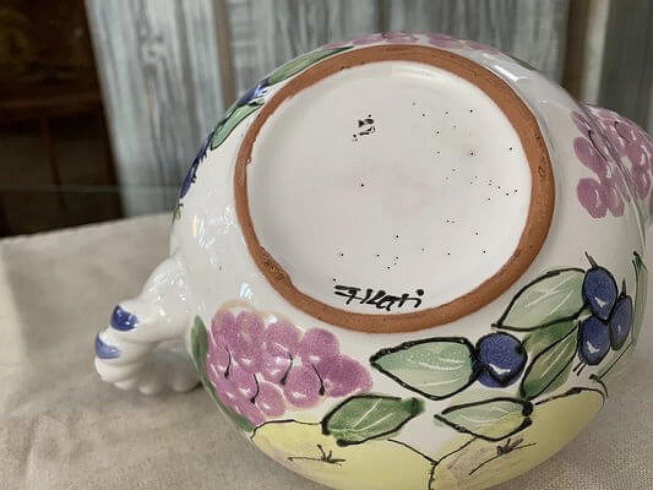 Hungarian coloured ceramic pitcher, 2000s 6