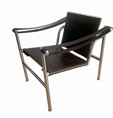 LC1 armchair by Le Corbusier, Jeanneret and Perriand for Cassina, 1970s