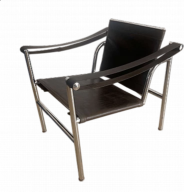 LC1 armchair by Le Corbusier, Jeanneret and Perriand for Cassina, 1970s