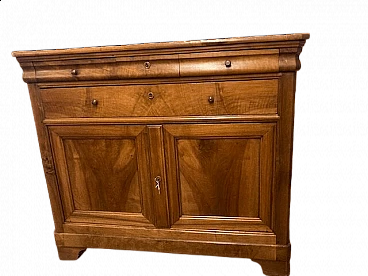 Solid walnut cappuccina sideboard, 19th century