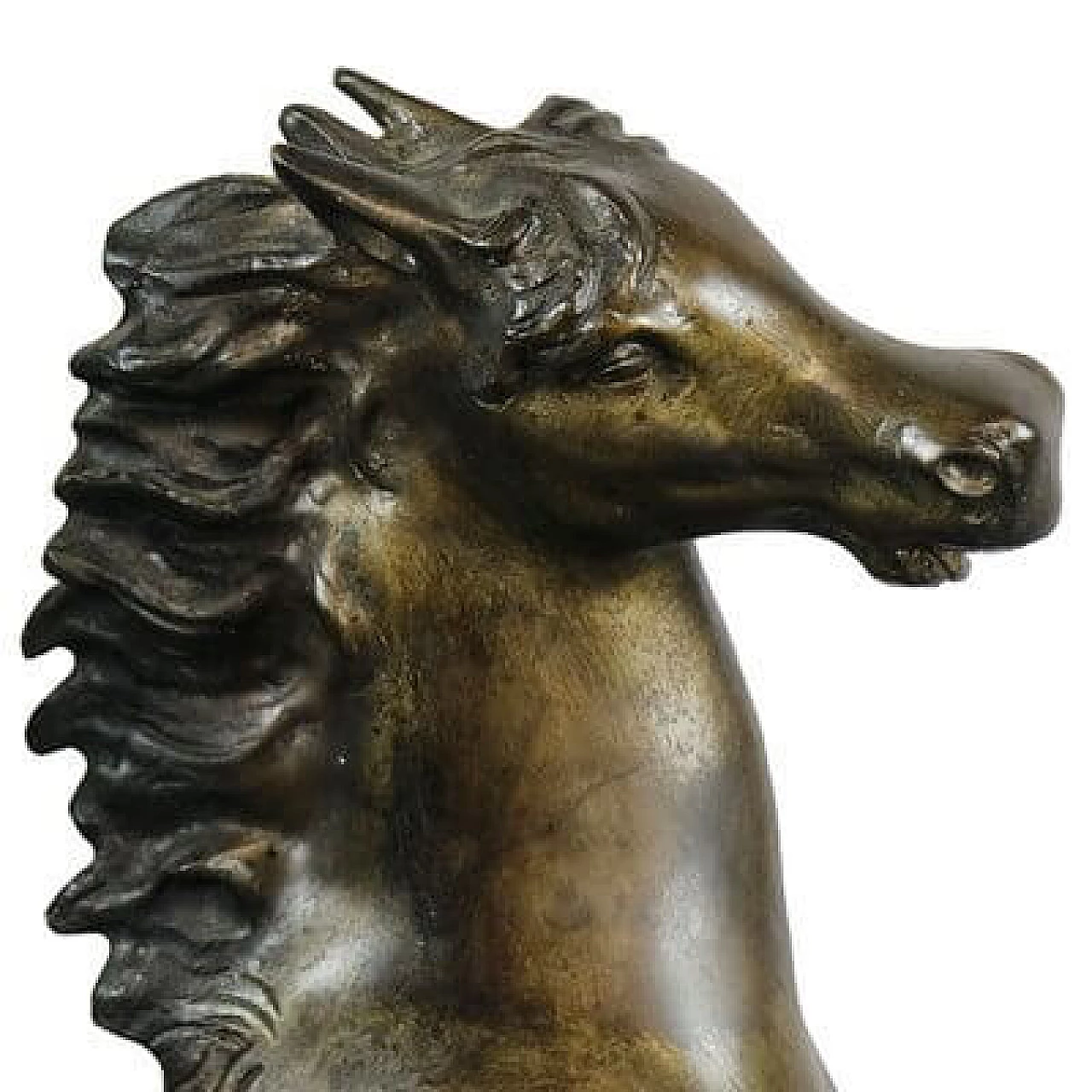 Guerriero indiano a cavallo, riproduzione da Tommaso Campajola, scultura in bronzo 11