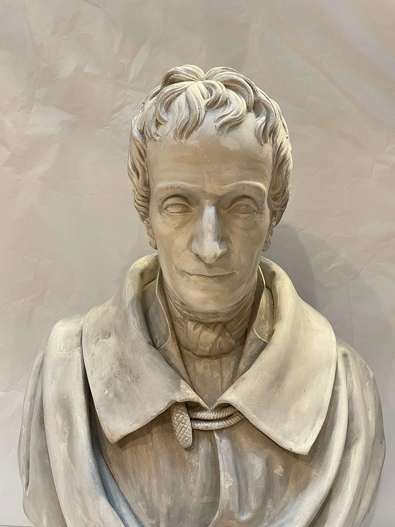 Plaster bust of a Lombard gentleman, 19th century 2