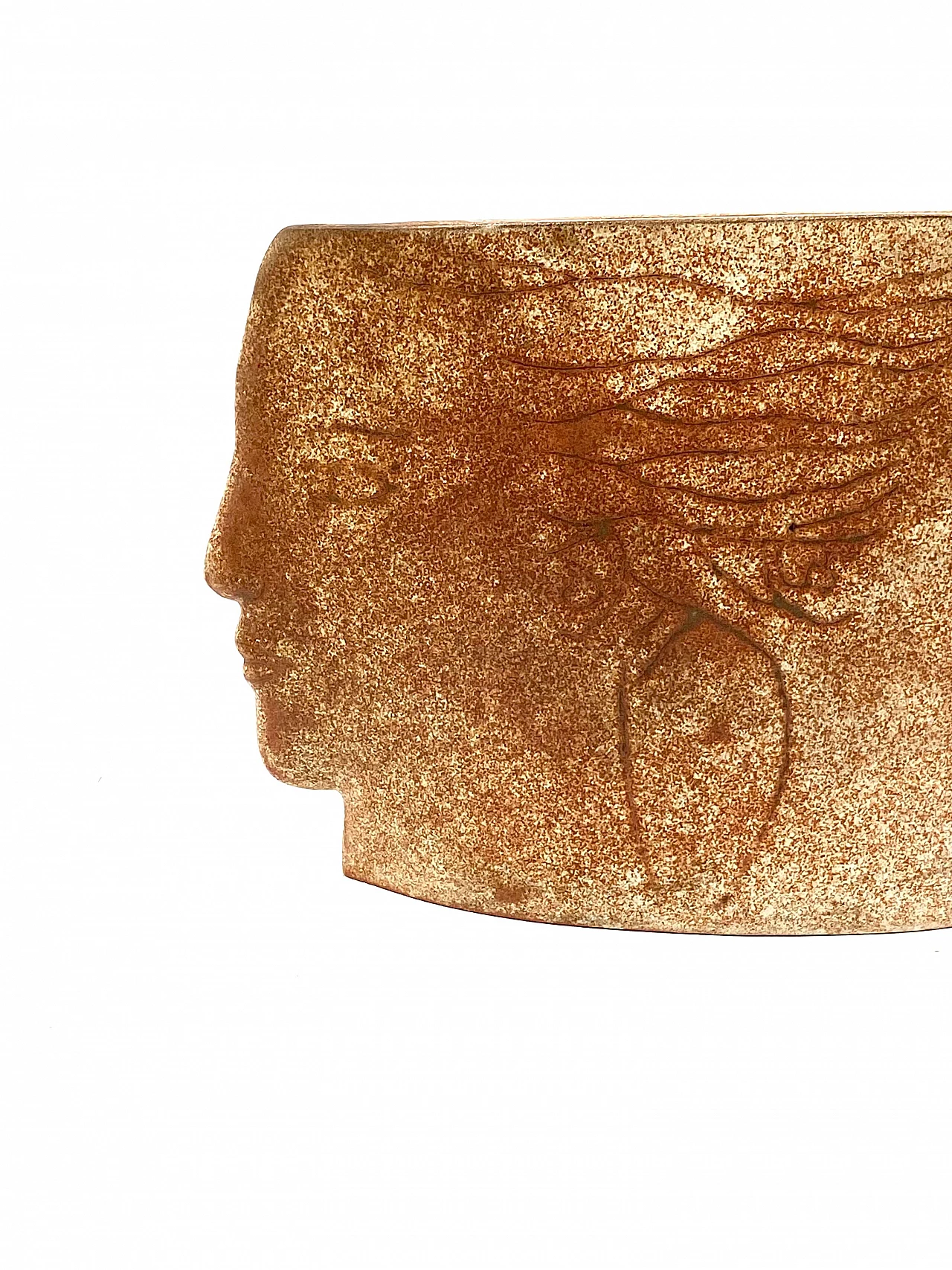 Vaso in ceramica Visages, anni '60 26