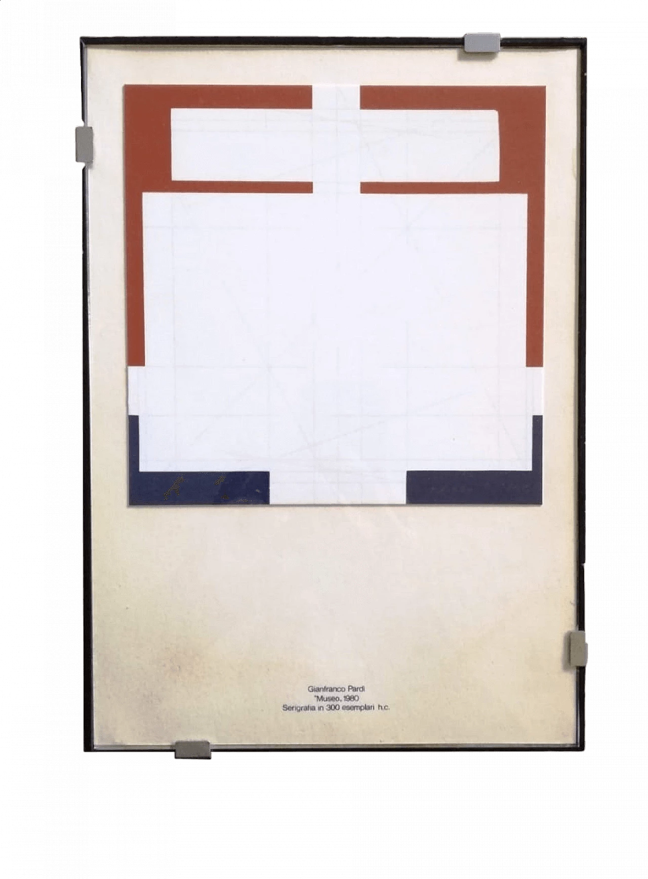 Gianfranco Pardi, Museum, screen print, 1980 7