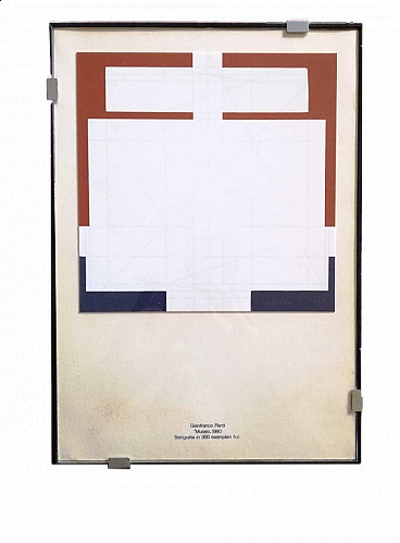 Gianfranco Pardi, Museum, screen print, 1980