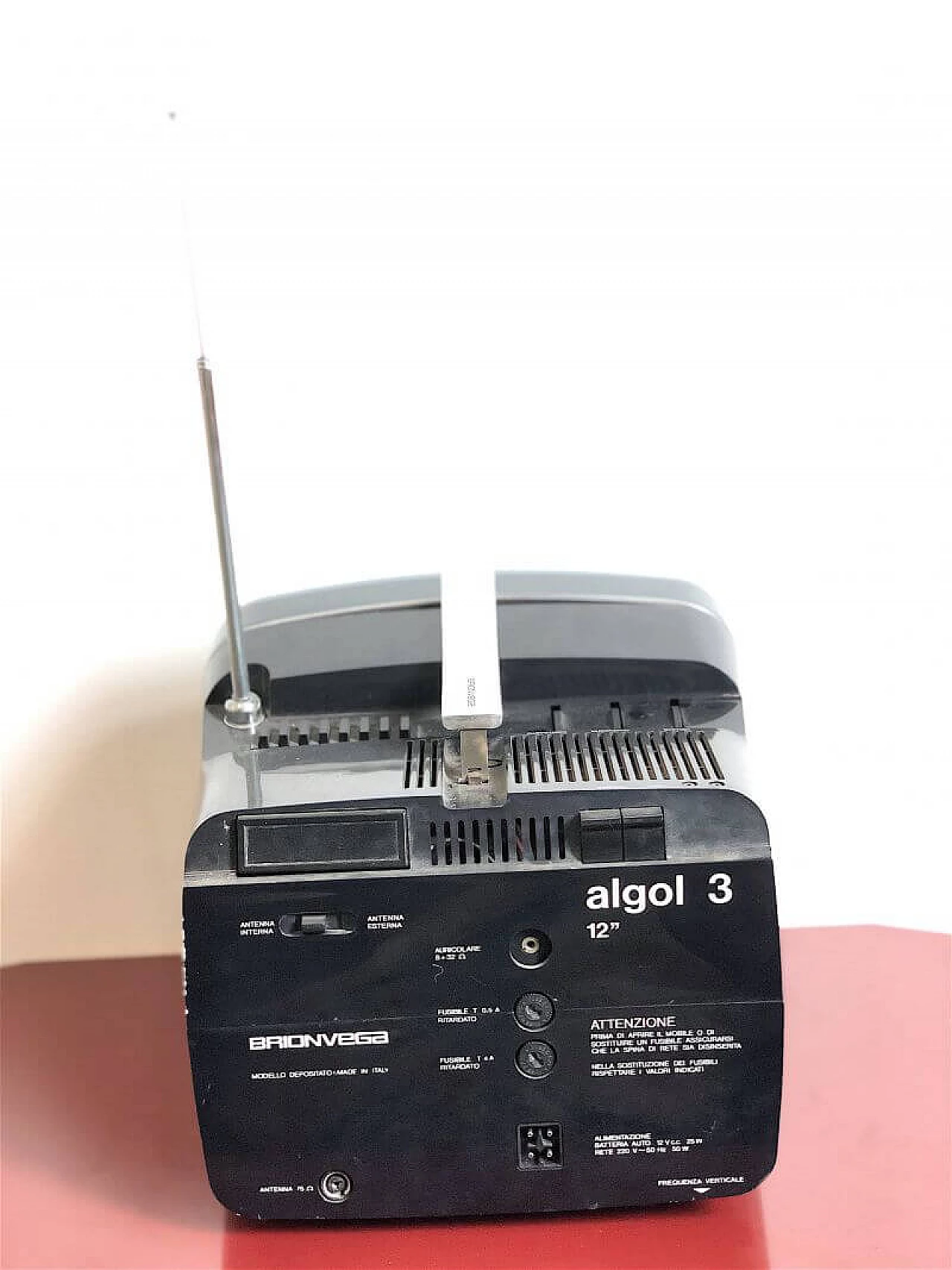 ALGOL 3 BRIONVEGA television set by Marco Zanuso & Richard Sapper, 1960s 3