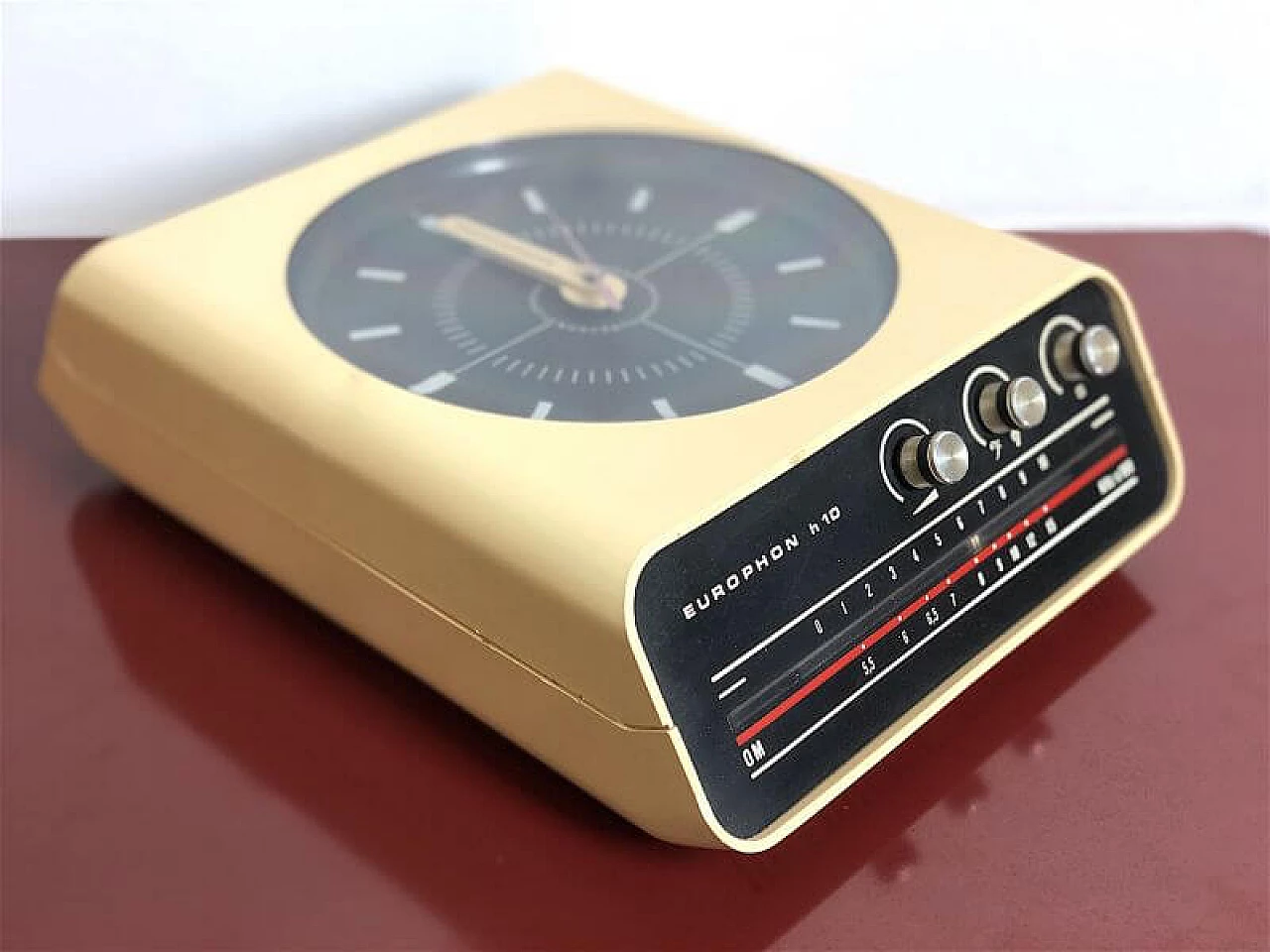 Radio / Clock EUROPHON H10 by Adriano Rampoldi, 1960s 3