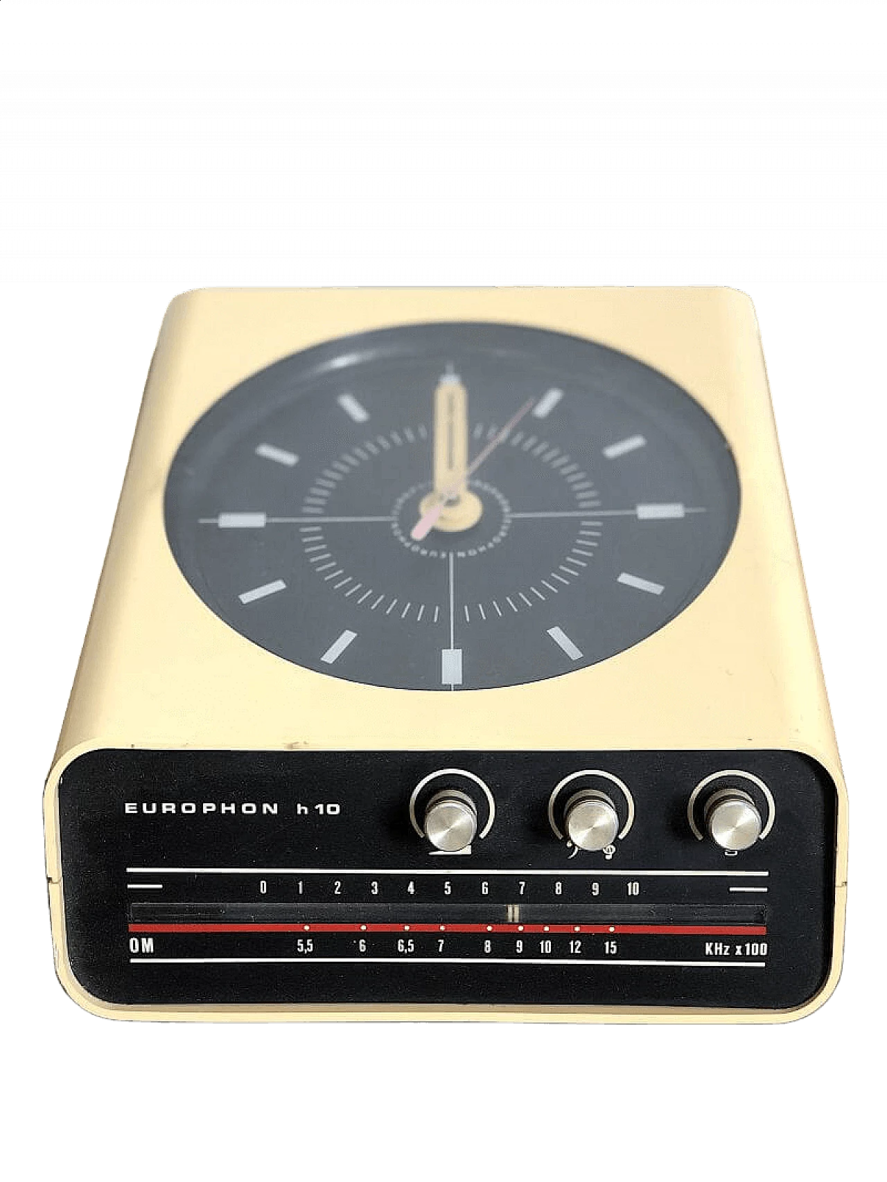 Radio / Clock EUROPHON H10 by Adriano Rampoldi, 1960s 9