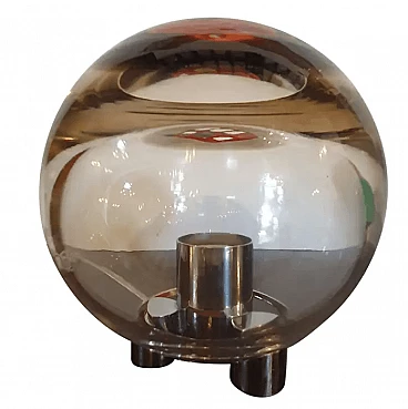 Murano blown glass table lamp by Venini, 1970s