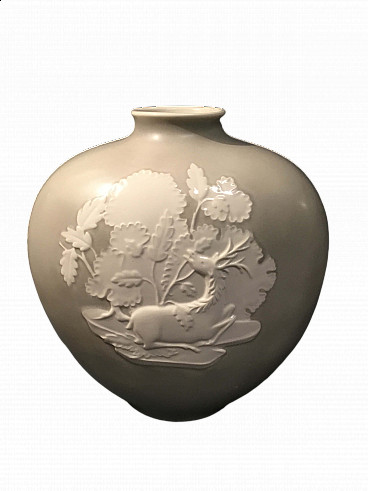 Earthenware vase by Giovanni Gariboldi for Richard Ginori, 1935