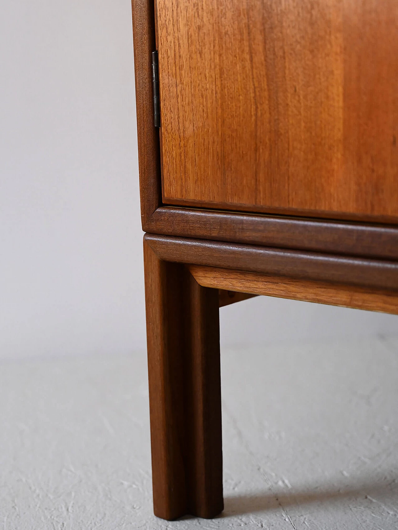 Scandinavian teak sideboard with display case, 1960s 8