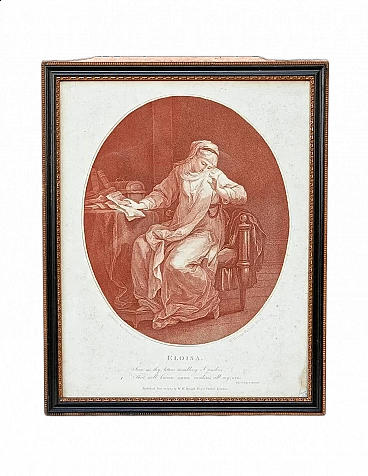 William Winnie Ryland, Heloise, engraving on virgin paper, 1779