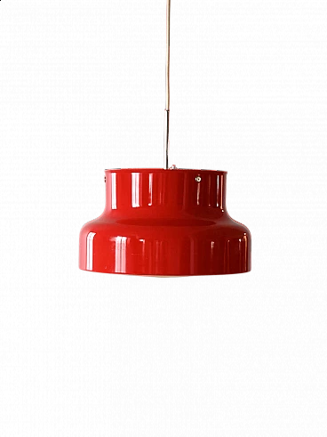 Lampada Bumling rossa di Anders Pehrson per Ateljé Lyktan, anni '60