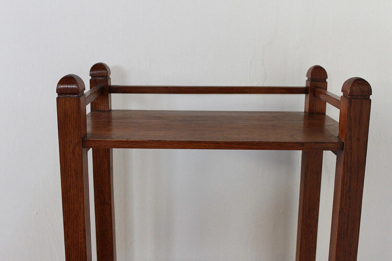 Etagere Art Deco in rovere, anni '40 2