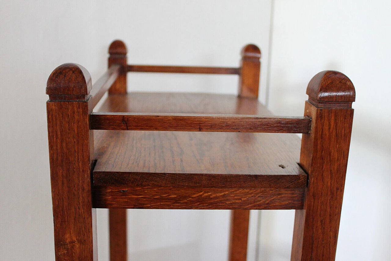 Etagere Art Deco in rovere, anni '40 5