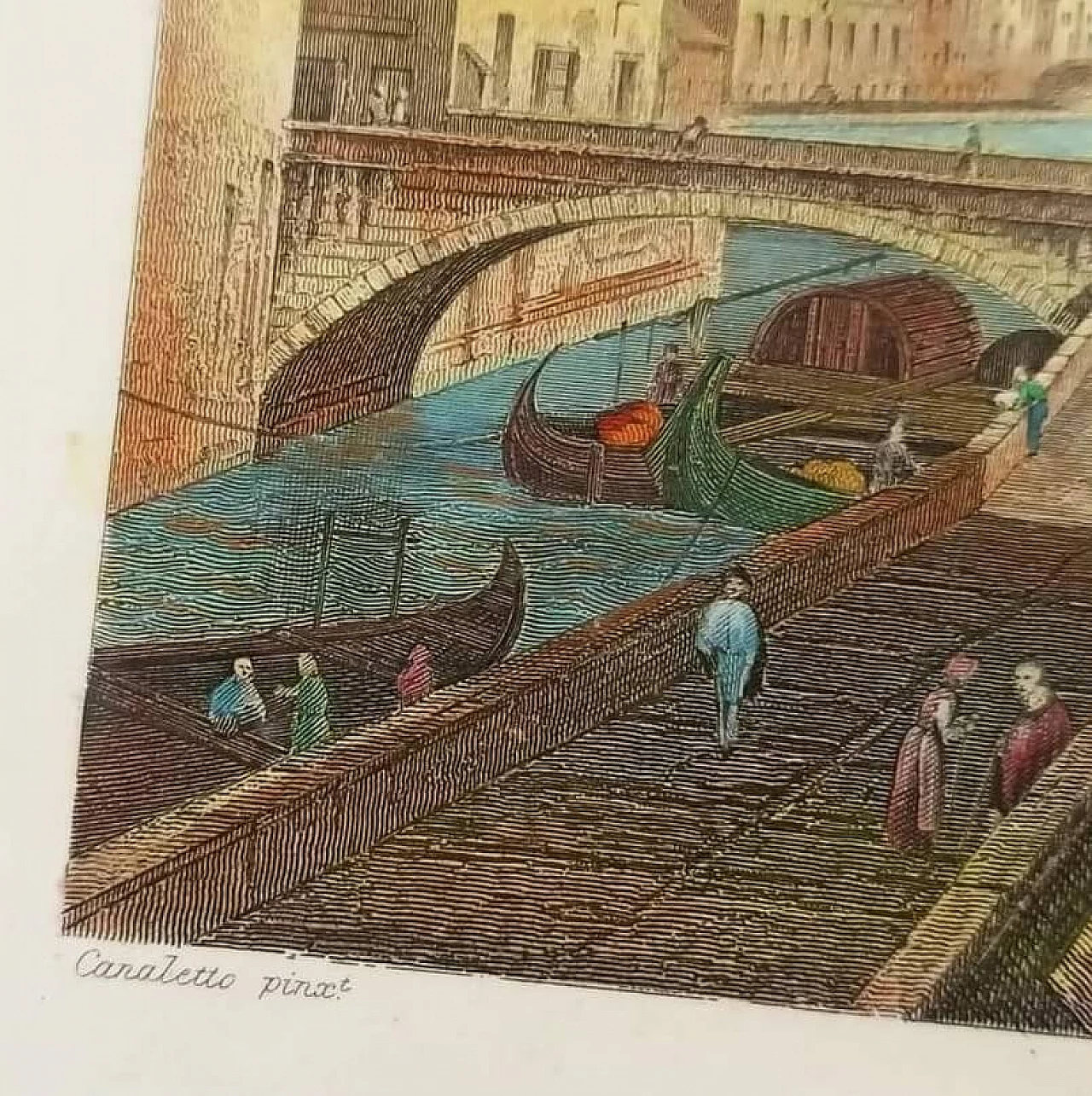 Albert Henry Payne, Verona, etching with watercolour, 1840 8