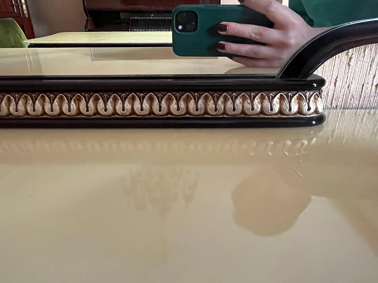 Buffet with mirror in the style of Osvaldo Borsani, 1950s 4