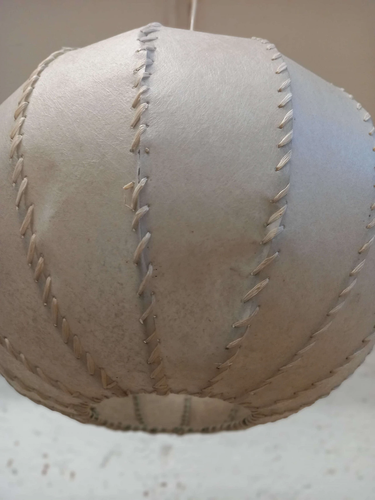 Cocoon hanging lamp, 1970s 7