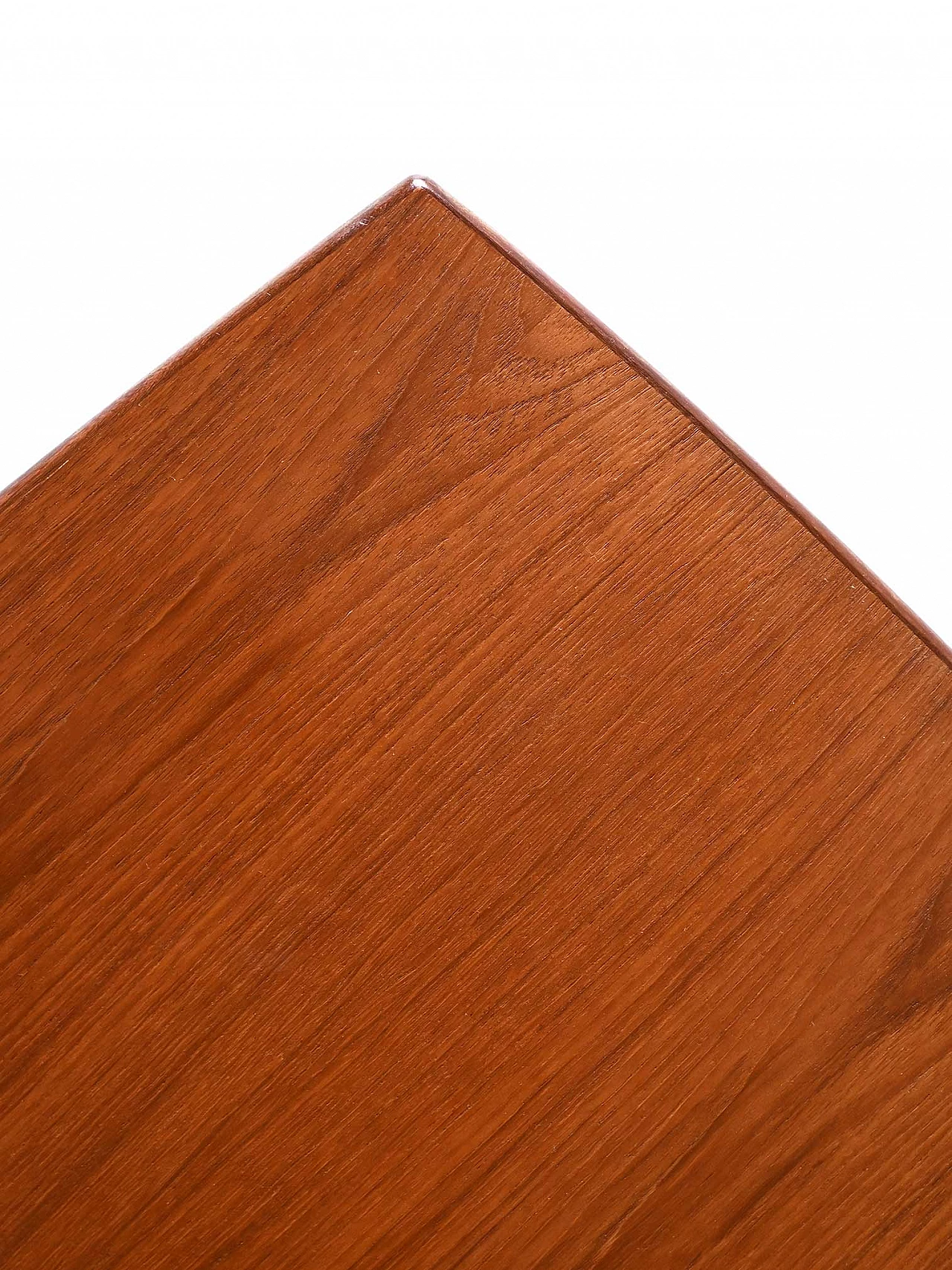 Tavolino da divano in teak e betulla con portariviste, anni '60 5