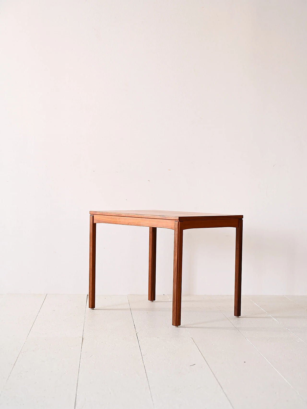 Tavolino scandinavo rettangolare in teak, anni '60 4
