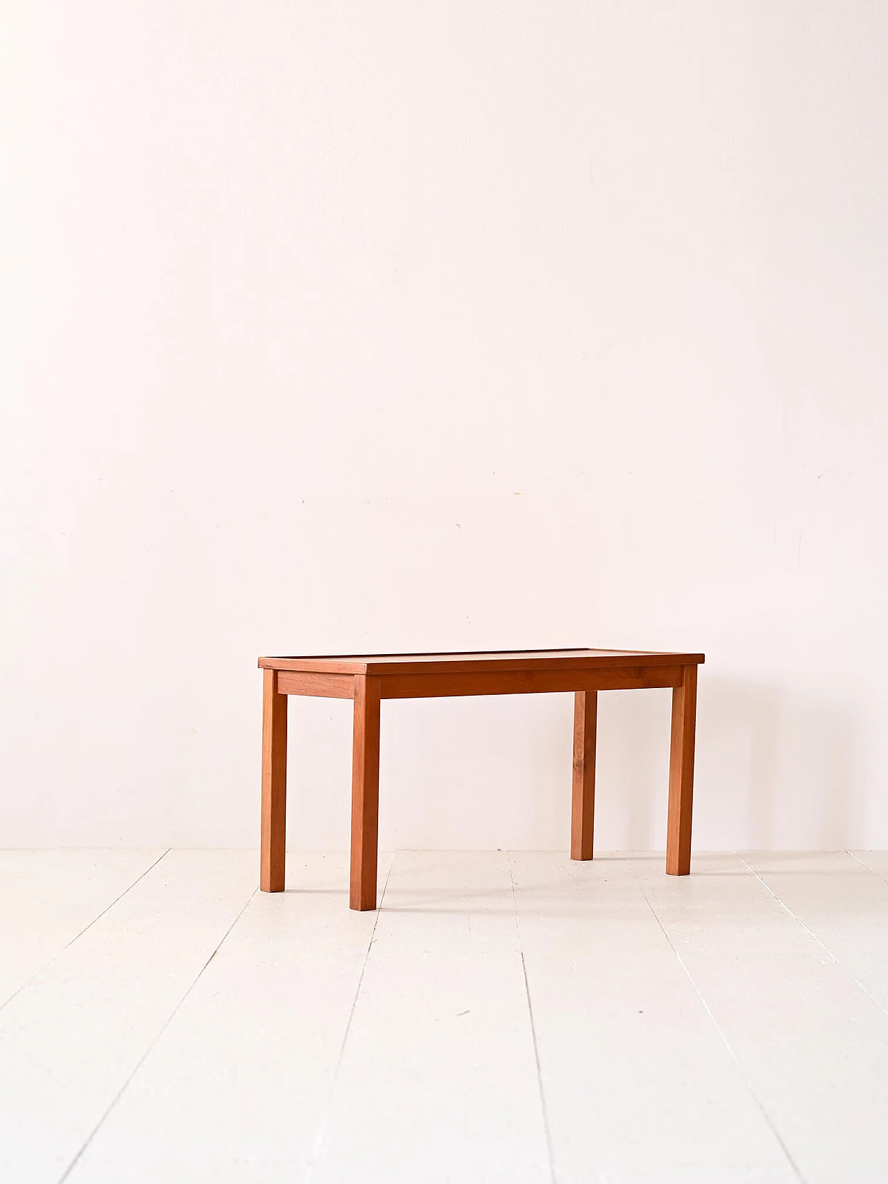 Tavolino scandinavo rettangolare in teak, anni '60 3